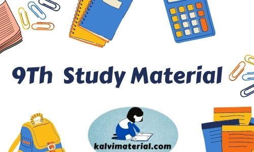 9th Study Material Collection