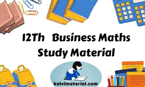 12Th Business Maths 